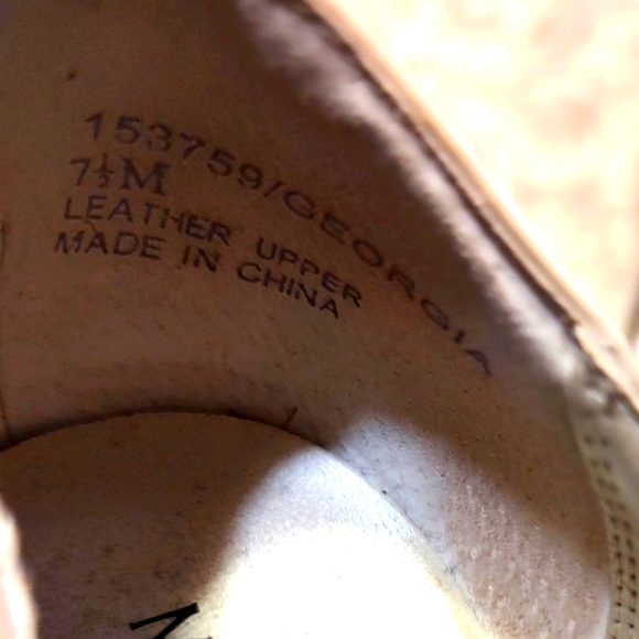 🤎Elegant Vintage Mink Blush Genuine Patent Leather Mary Jane Kitten Heels - 7.5 - Picture 15 of 15